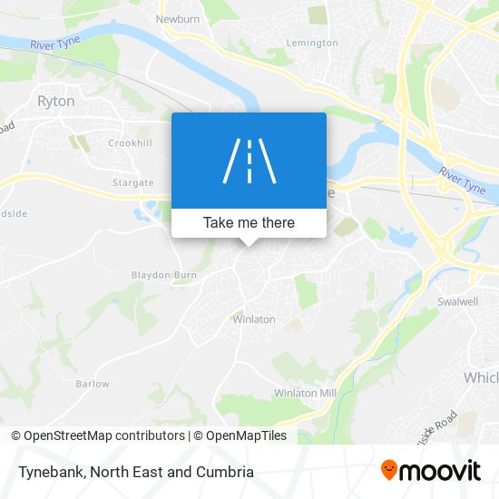 Tynebank map