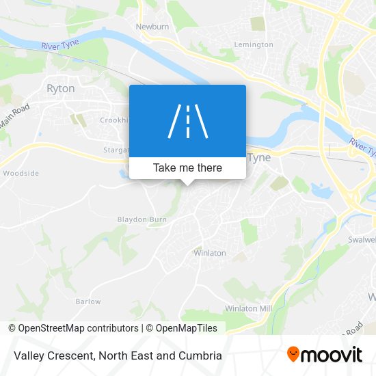 Valley Crescent map