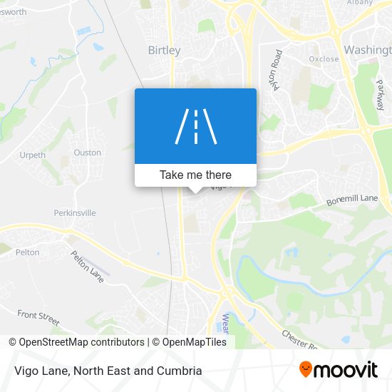 Vigo Lane map
