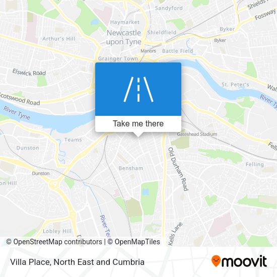 Villa Place map