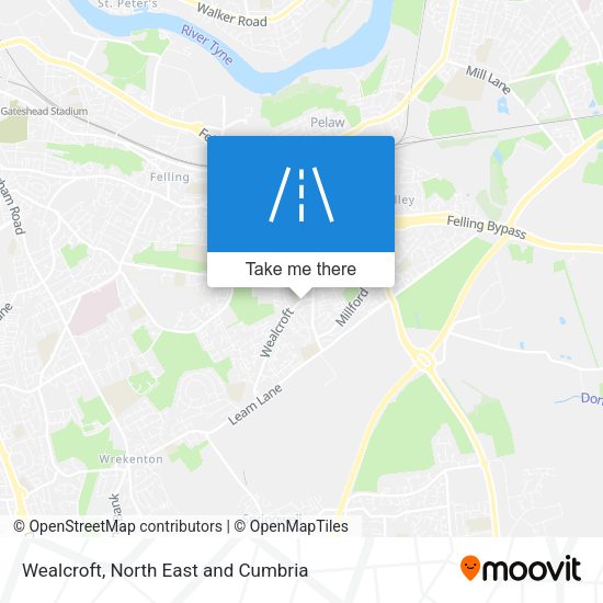Wealcroft map