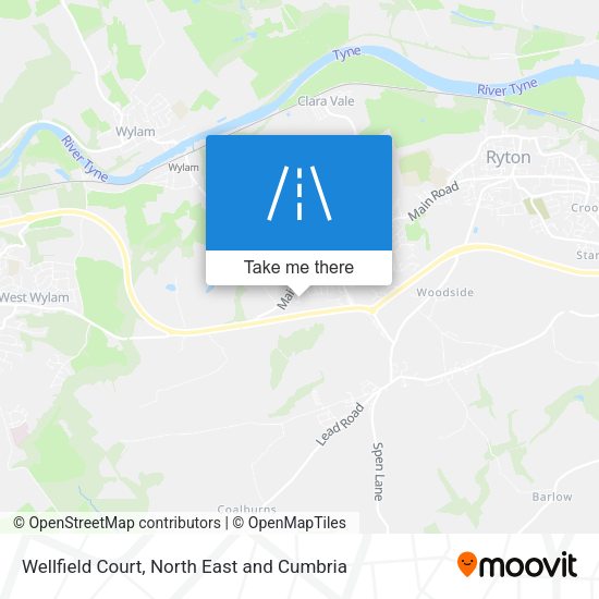 Wellfield Court map