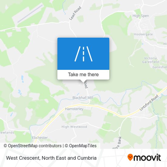 West Crescent map