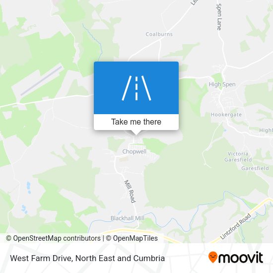 West Farm Drive map