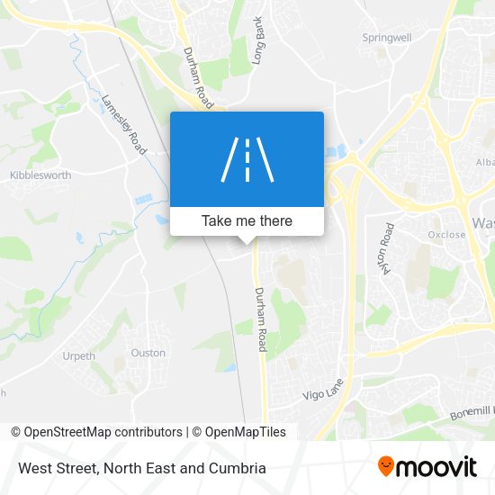 West Street map