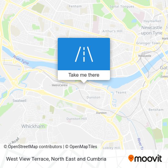 West View Terrace map