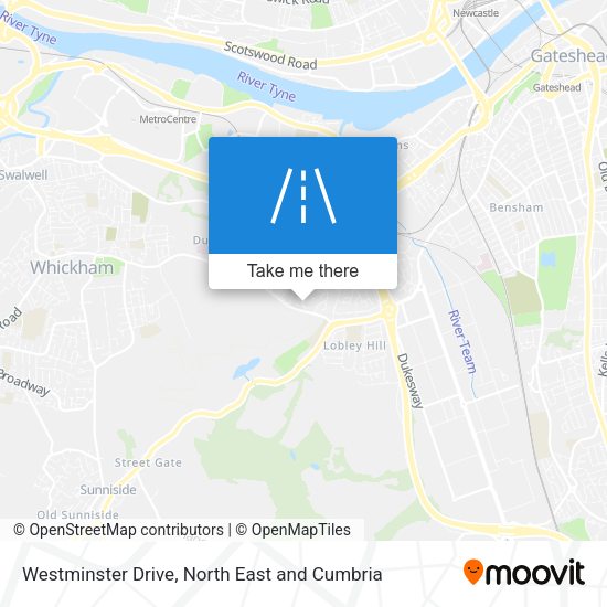 Westminster Drive map