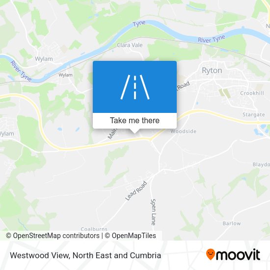 Westwood View map