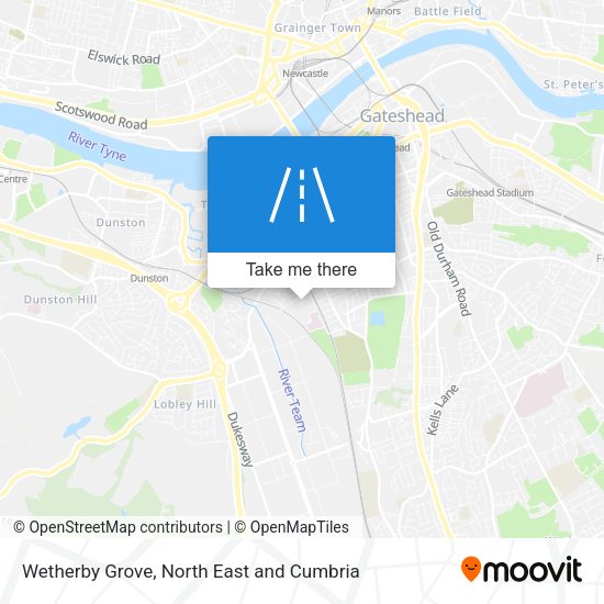 Wetherby Grove map