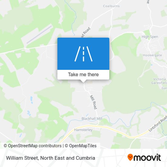William Street map