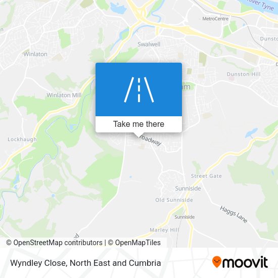 Wyndley Close map