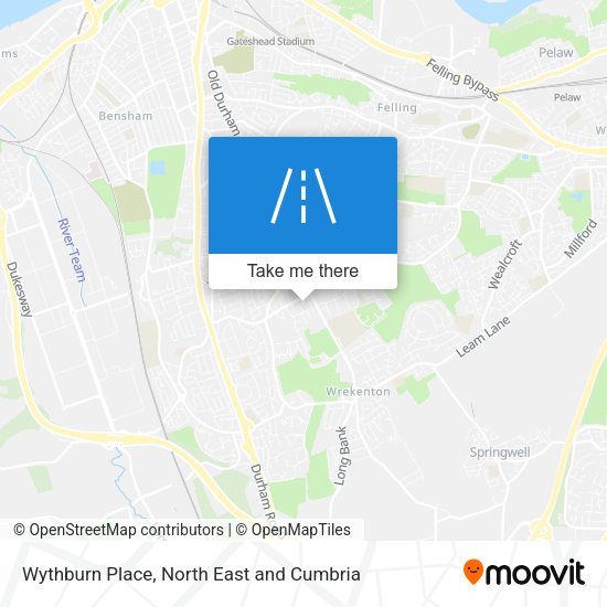 Wythburn Place map