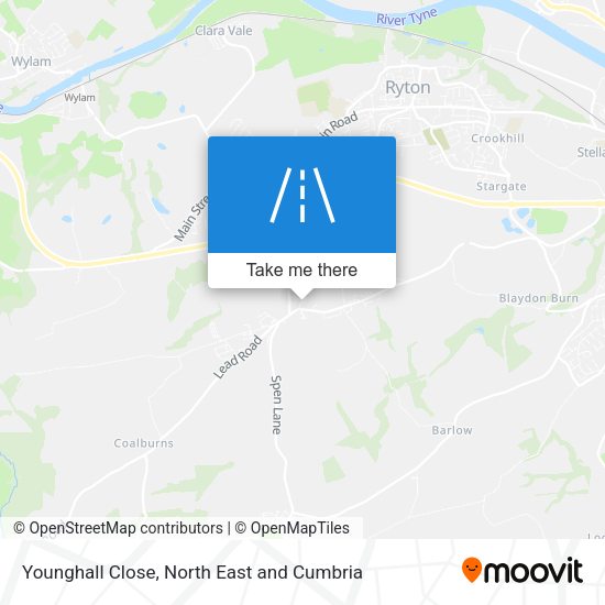 Younghall Close map
