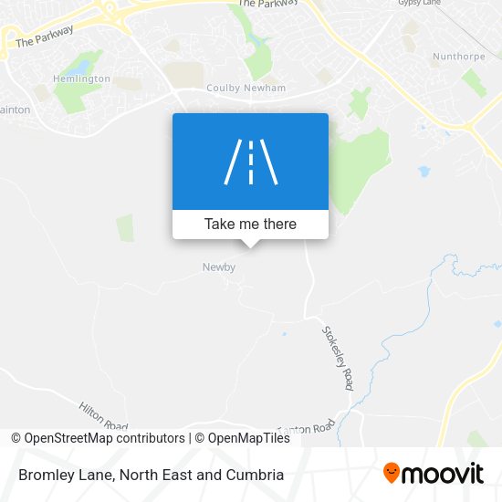 Bromley Lane map