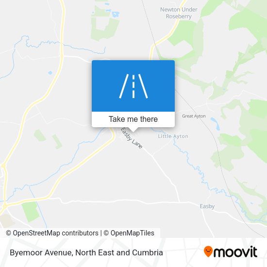 Byemoor Avenue map