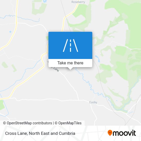 Cross Lane map