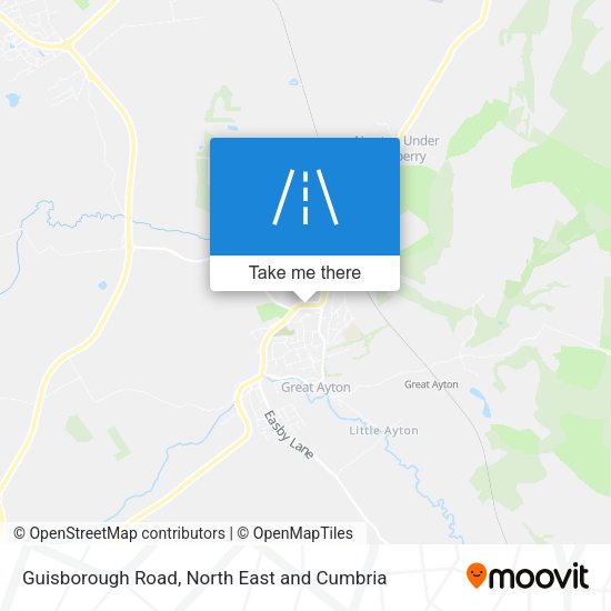 Guisborough Road map