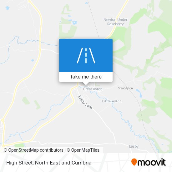 High Street map