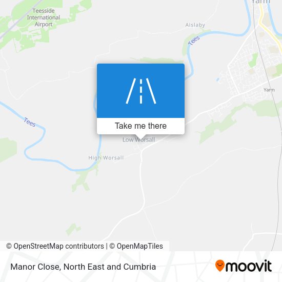 Manor Close map