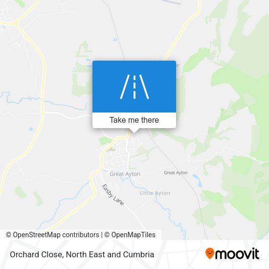 Orchard Close map