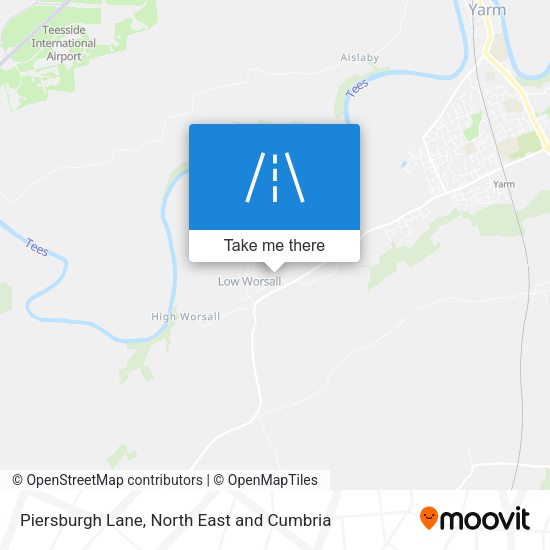 Piersburgh Lane map