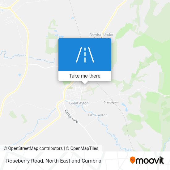 Roseberry Road map