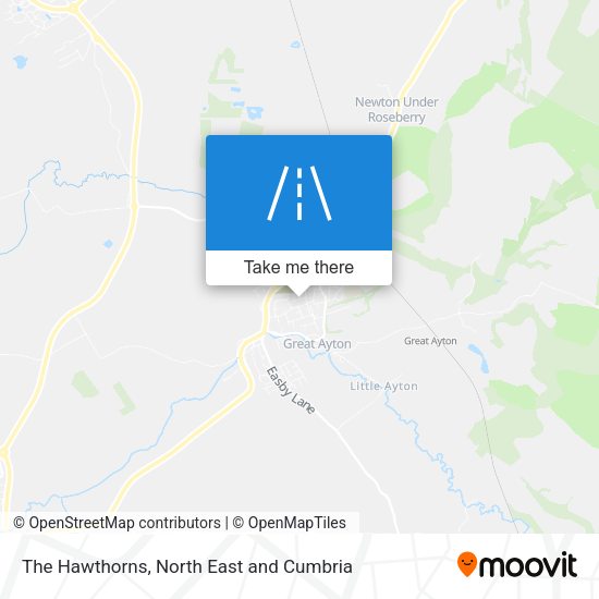 The Hawthorns map
