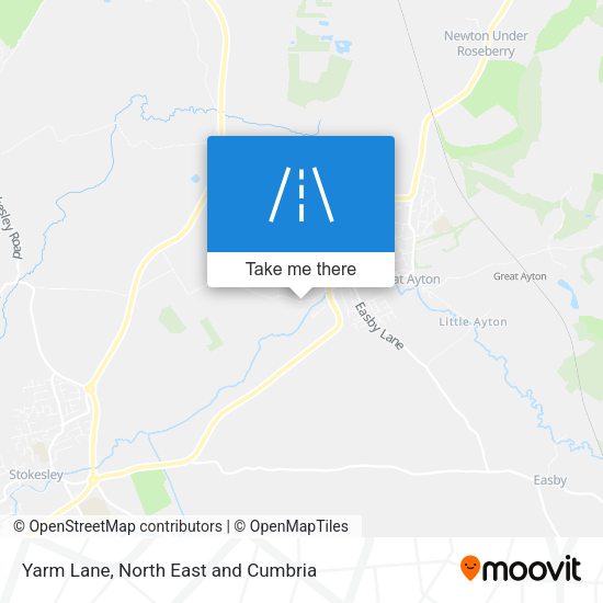 Yarm Lane map