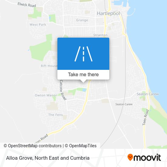 Alloa Grove map