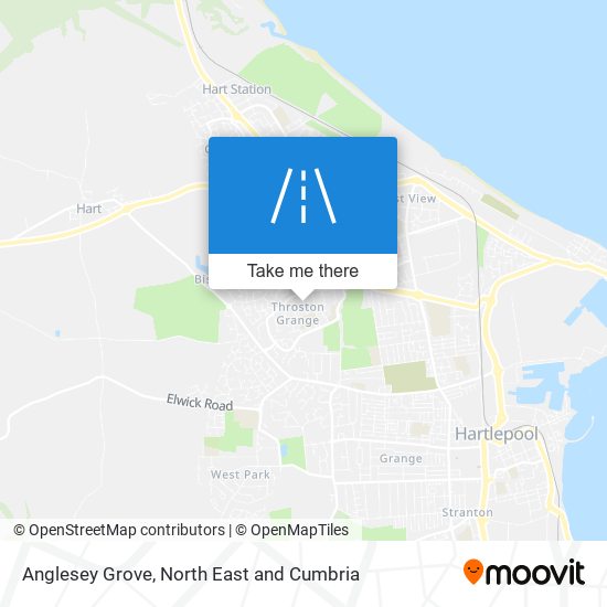 Anglesey Grove map