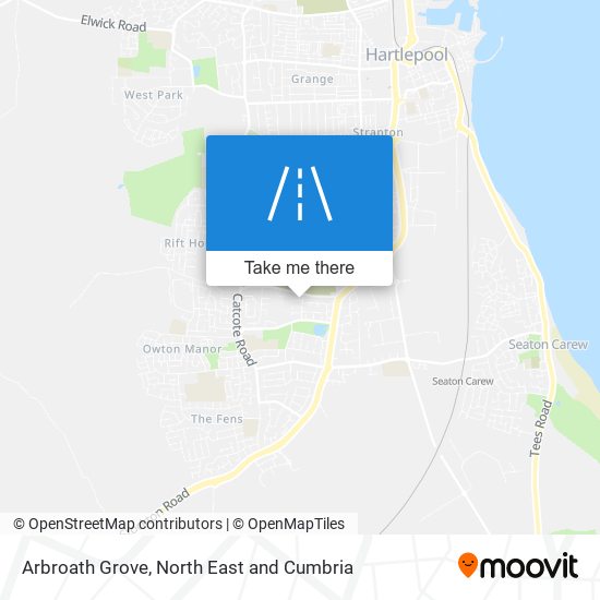Arbroath Grove map