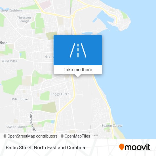 Baltic Street map