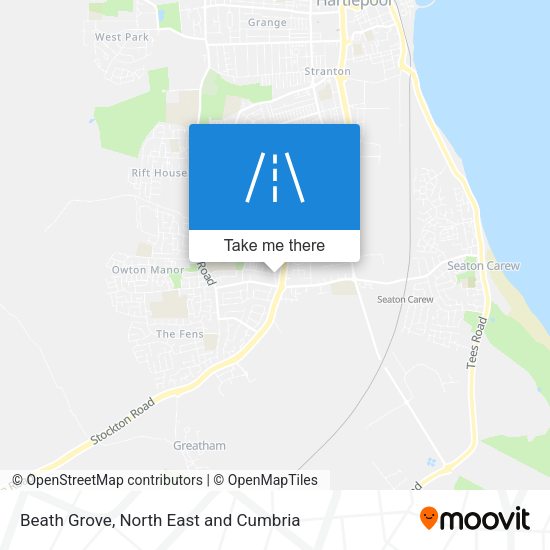 Beath Grove map