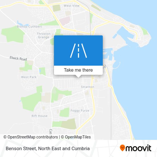 Benson Street map