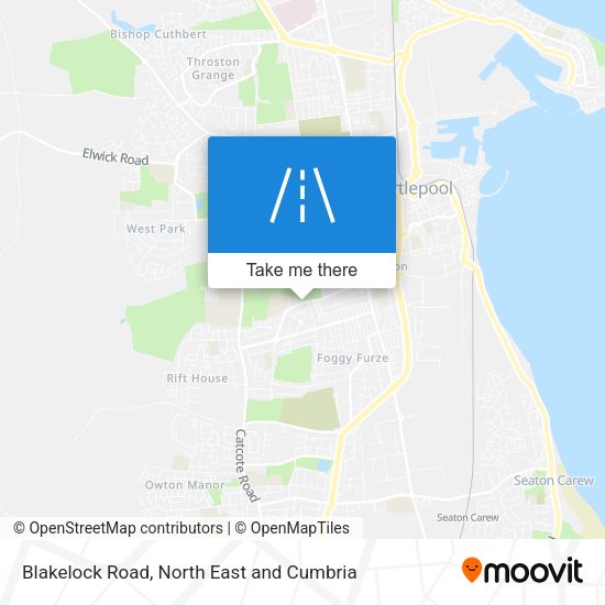 Blakelock Road map