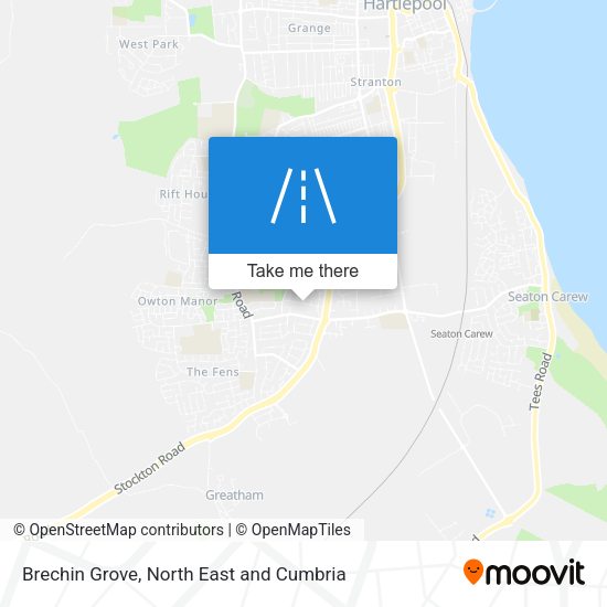 Brechin Grove map