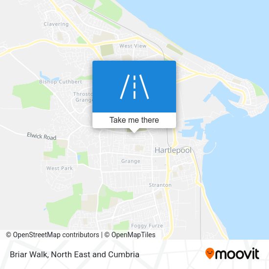 Briar Walk map