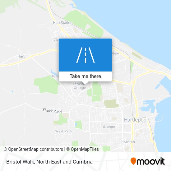 Bristol Walk map
