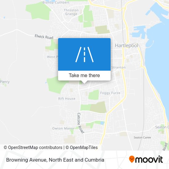 Browning Avenue map