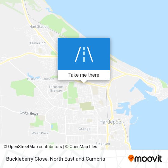 Buckleberry Close map