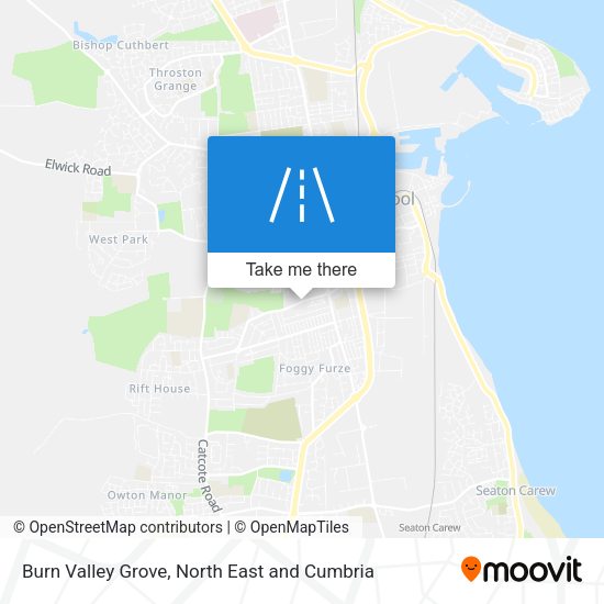 Burn Valley Grove map