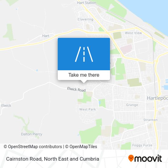 Cairnston Road map