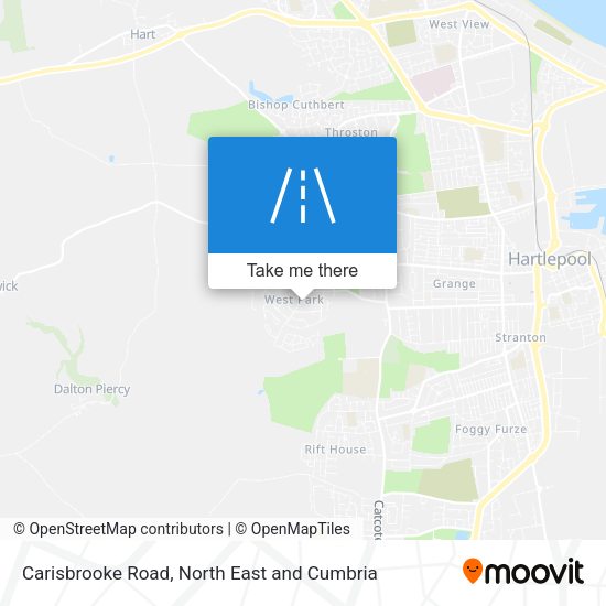Carisbrooke Road map
