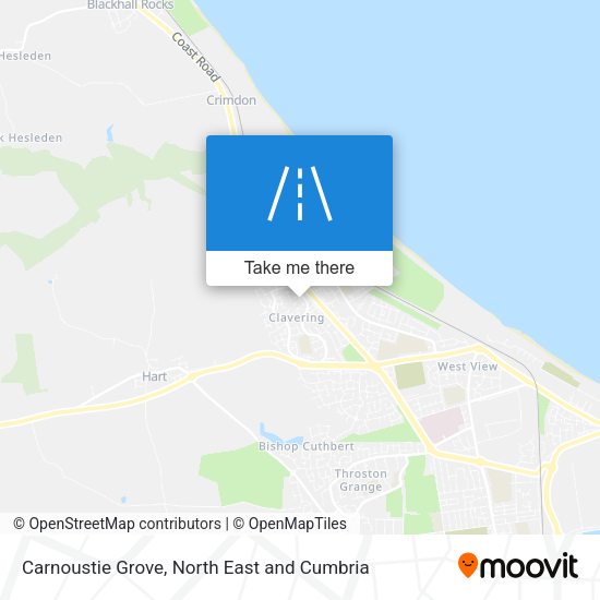 Carnoustie Grove map