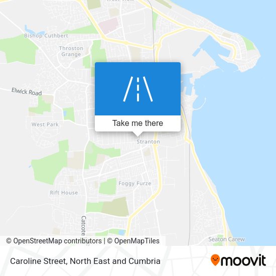 Caroline Street map