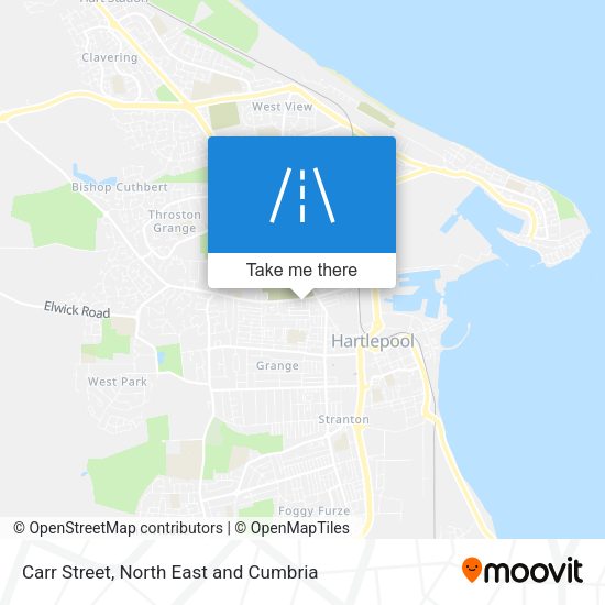 Carr Street map