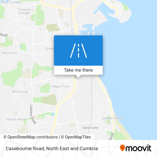Casebourne Road map