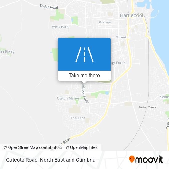 Catcote Road map