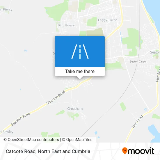 How to get to Catcote Road, Hartlepool by bus or train?
