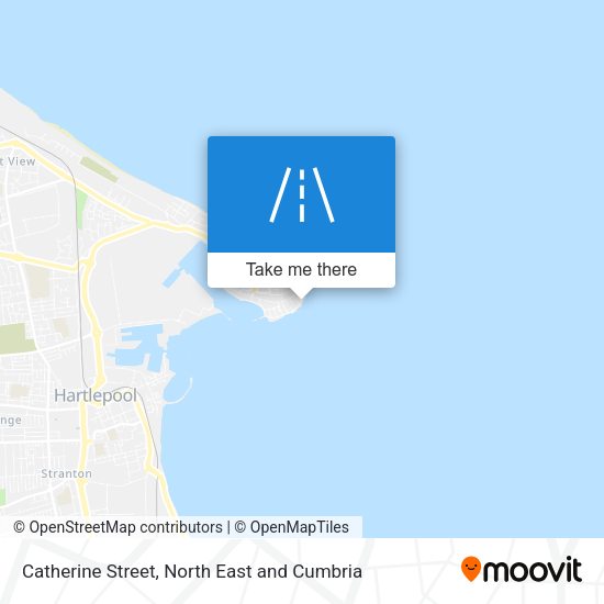 Catherine Street map